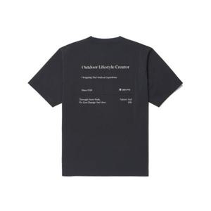 스노우피크 SNOWPEAK APPAREL 루트 레터링 우븐 패치 반팔 티셔츠 (S26MMRTS82) Dark Navy S26MMRTS82DN 406672