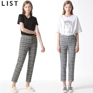[리스트] 모던클래식 볼드 타탄체크 테이퍼드 팬츠