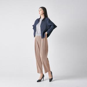 [요이츠][요이츠]핀턱 주름 베이직 팬츠_YF09PSL01