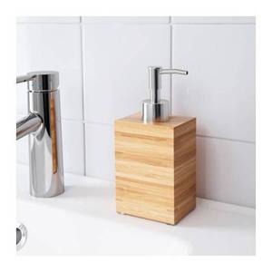 이케아 드라간 물비누통 350ml 16cm 대나무