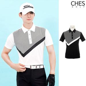 [체스]오프론 남성골프 쿨 반팔카라티셔츠