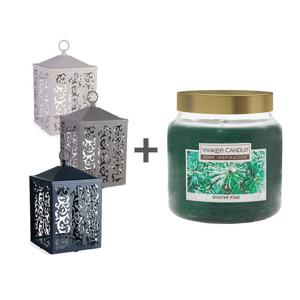 양키캔들 HI밸류 미듐자+코티지 워머 세트