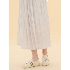 [요이츠]이중 플리츠 밴딩 롱 스커트_YG03PRS40
