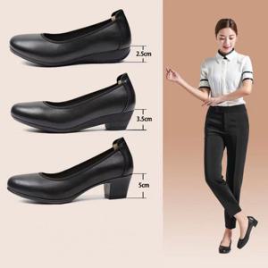 [베리슈]소프달링 여성2.5/3.5/5cm 3타입 발편한 근무화 미들힐