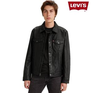 리바이스 594910065 남자 인조가죽 발수 트러커 자켓