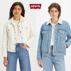 리바이스 361370068 여자 엑스보이프렌드 양털 안감 트러커 자켓