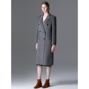 [모리모리스][모리모리스] 모던시크 핸드메이드 더블버튼 울코트