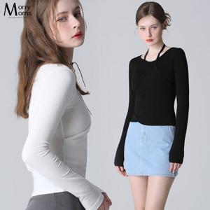 [모리모리스][모리모리스(MorryMorris)] 랩 홀터넥 티셔츠