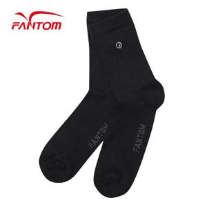 [팬텀] 남성 로고 자수 골조직 쿠션 장목양말