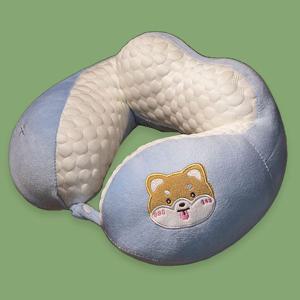 여행용 기내용 귀여운 동물 목 베개 배게 쿠션 강아지
