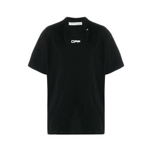 오프화이트 오버 반팔티셔츠 블랙 남성 OMAA038R201850041001