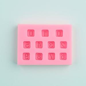 상세정보참조 실리콘 몰드 HE_정사각숫자번호판 석고방향제 비누 상세정보참조