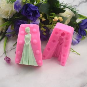 상세정보참조 석고방향제 몰드 수제 3D얼음공주 1구 1개 비누 재료 상세정보참조