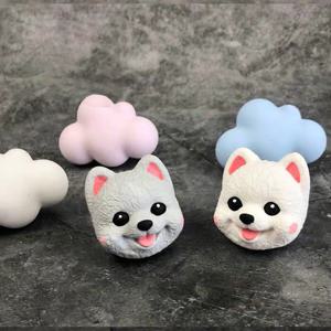 상세정보참조 실리콘 몰드 HB_아기 시바 얼굴 1구 강아지 불독 비누 상세정보참조