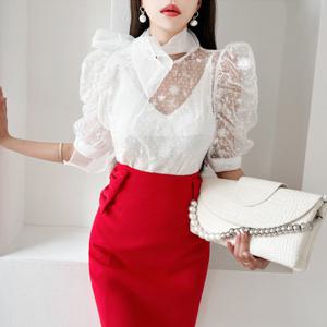 [금찌]금찌 꽃사슴 블라우스 ST6490B