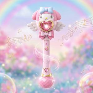 산리오 정품 마이멜로디 소리나는 자동 버블봉 유아 어린이 야외놀이 비눗방울