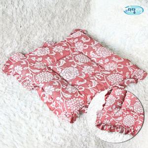 백일홍프릴방석/벽돌 꽃방석 예쁜방석 일반방석