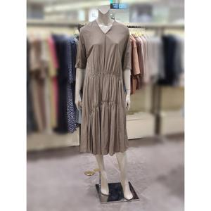 [트리아나][트리아나] 소고 주름5부 소매원피스TH2PA01 (P003258