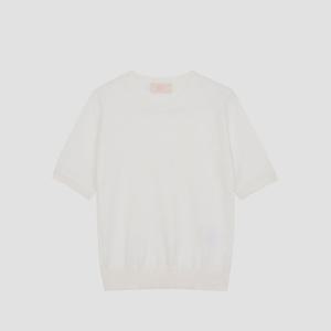 [유닛][패플단독가] 크루넥 니트 풀오버 [ZFJKCN001S-WHITE]