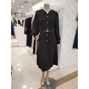 [미니멈]시스루 슬리브 플레어 원피스 MYCGWO8040_CR