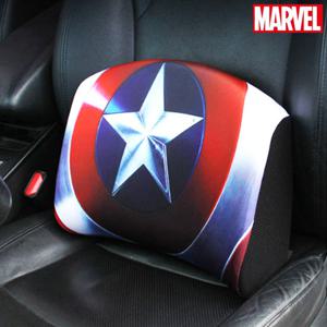 [세경카이프]자동차 Marvel 어벤져스 프린팅 등쿠션 차량용 등받