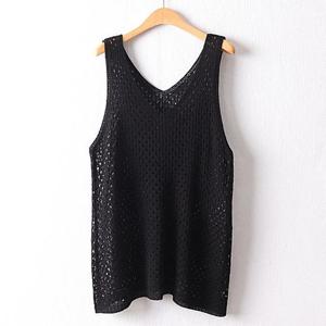 아이우먼 제니루즈펀칭썸머베스트 EBD535M408 빅사이즈