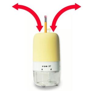 FOB X7 전동 연필깎이 자동  상승 미니 미술용