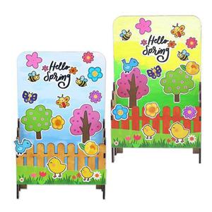 봄의 정원 우드연필꽂이(4인용)