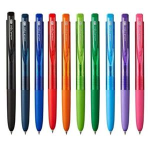 유니볼 시그노 노크식 중성 볼펜 RT1 UMN 155 10개