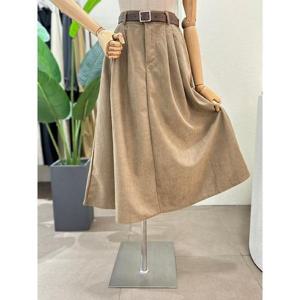 [포커스]FW4J3SK31095_코듀로이 원턱 벨티드 스커트