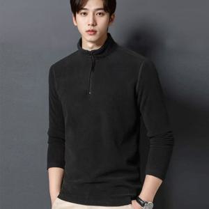 [리빌모아]남자 캐쥬얼 하프 집업 후리스 긴팔 티 LD-TSA-SIS625