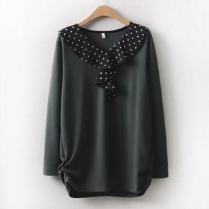 아이우먼 물방울프릴블라우스 MN7536M410 빅사이즈