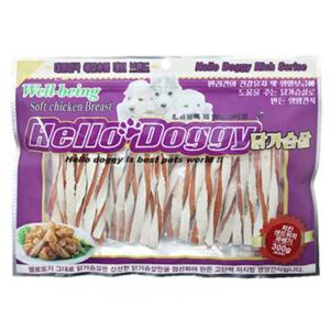 헬로도기 웰빙 치킨샌드위치 꽈배기 300g