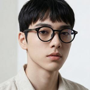 톰포드 블루라이트차단 안경테 TF6008DB 002 명품 라운드 무광 블랙 아시안핏 뿔테