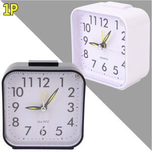 사무실 도서관 미니 사이즈 사각 무소음 탁상 시계