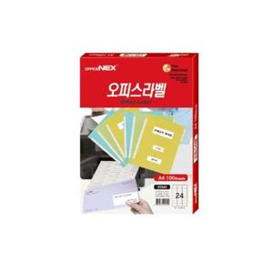 오피스라벨 24칸100매 V3340