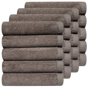 [다주타올]20장 호텔수건 40수 코마사 200g 플렉스 브라운 갈색 두꺼운 고급 무형광 순면 수건 타올