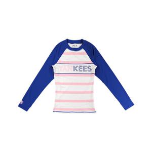 [엠엘비]MLB 여성 스트라이프 배색 래쉬가드 31SWS8831-50P