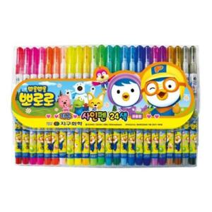 지구화학 뽀로로 향기싸인펜 24색