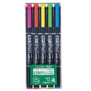 제브라 옵텍스케어 2in1 형광펜 5색세트