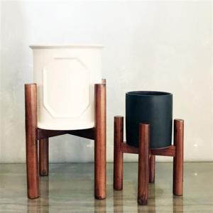 원주목형 원목 화분받침대 (A2호)내경200mm우드스텐드 원주목형