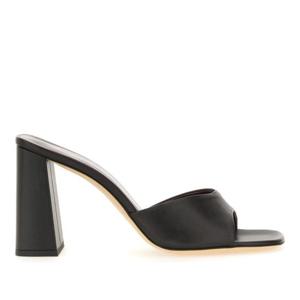 스타우드 슬로안 오픈 토 블록 힐 슬립온 샌들 071198 BLK