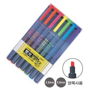제브라)옵텍스 형광펜 7색세트
