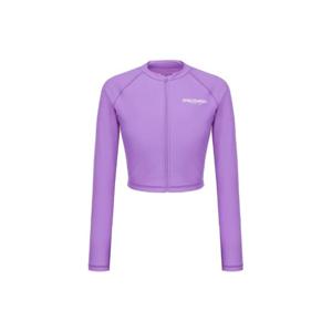 디스커버리래쉬가드 XQD DWSW92033-DPS 베이직 크롭 여성 집업 래쉬가드