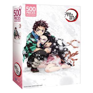 귀멸의 칼날 탄지로와 네즈코 직소퍼즐 500피스