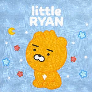 카카오 리틀프렌즈 리틀 라이언 보석십자수 캔버스 25x25cm