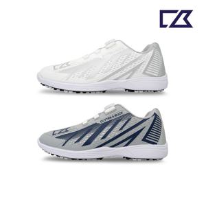 커터앤벅 남성 사선패턴 스파이크리스 골프화 - CBM5AGS112