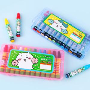 먼작귀 12색 크레파스-12EA 팬시 학용품 색칠 색연필 캐릭터색연필 초등학생색연필 준비물 캐릭터학용품 초