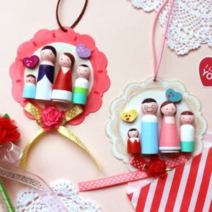 가족 도일리 모빌 5set