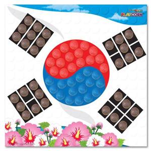 플레이콘 모자이크 태극기